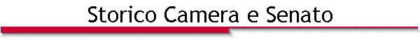 Storico Camera e Senato